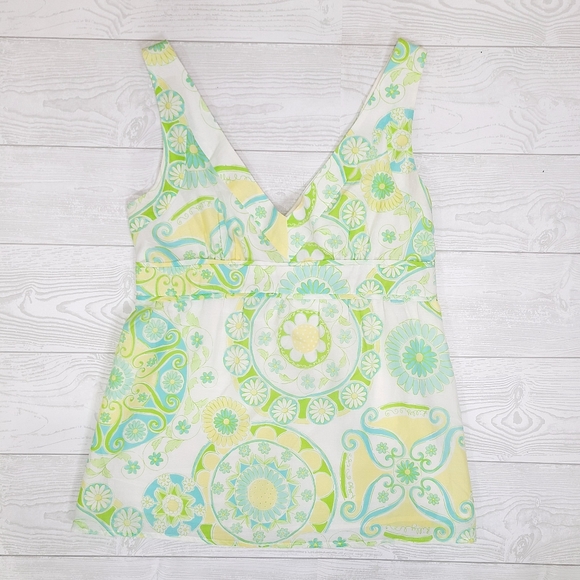 Lilly Pulitzer Tops - Lilly Pulitzer Silk Blend Tank